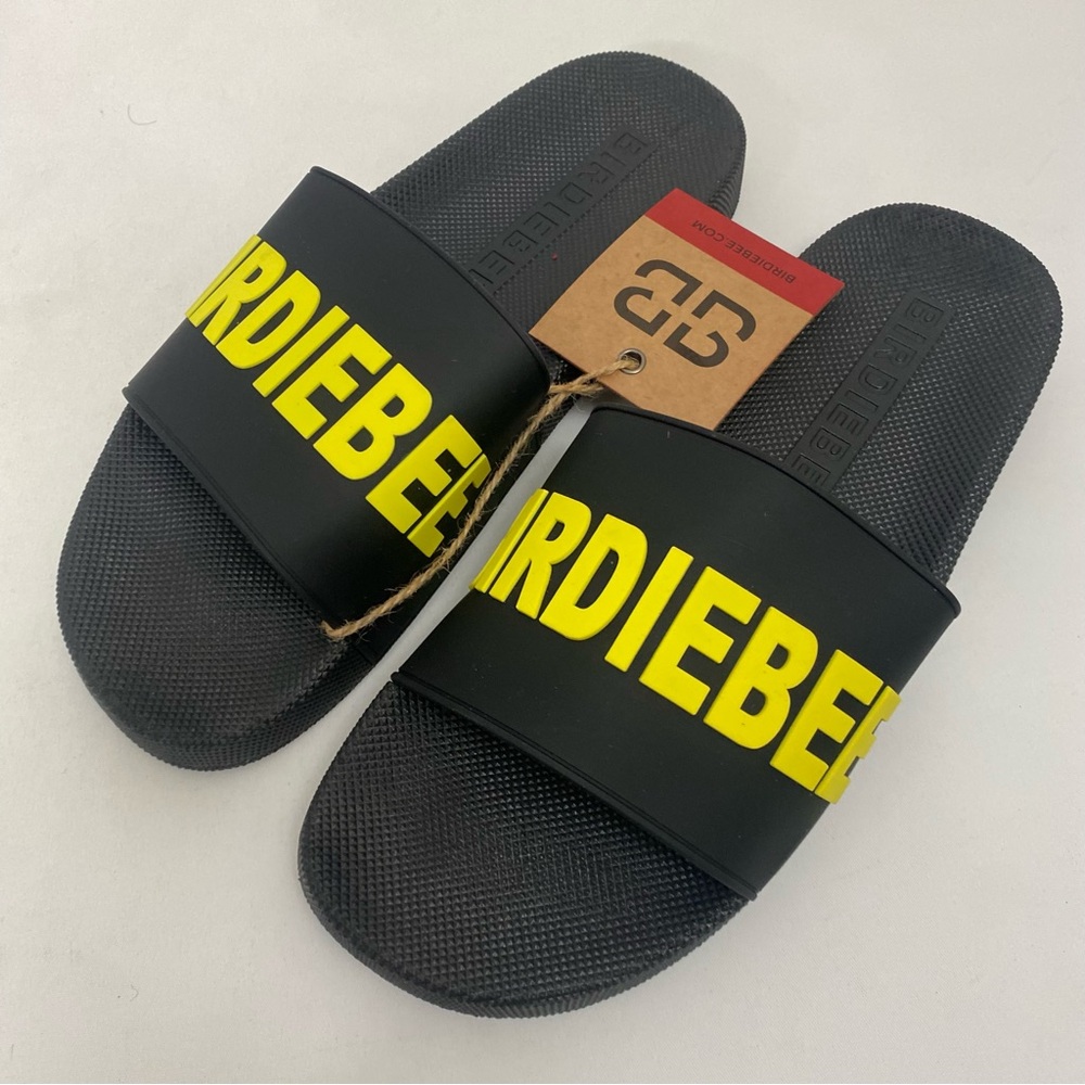 BIRDIEBEE Double BB Sunshine Slide Sandals Size 7 Womens Beach Gym Casual